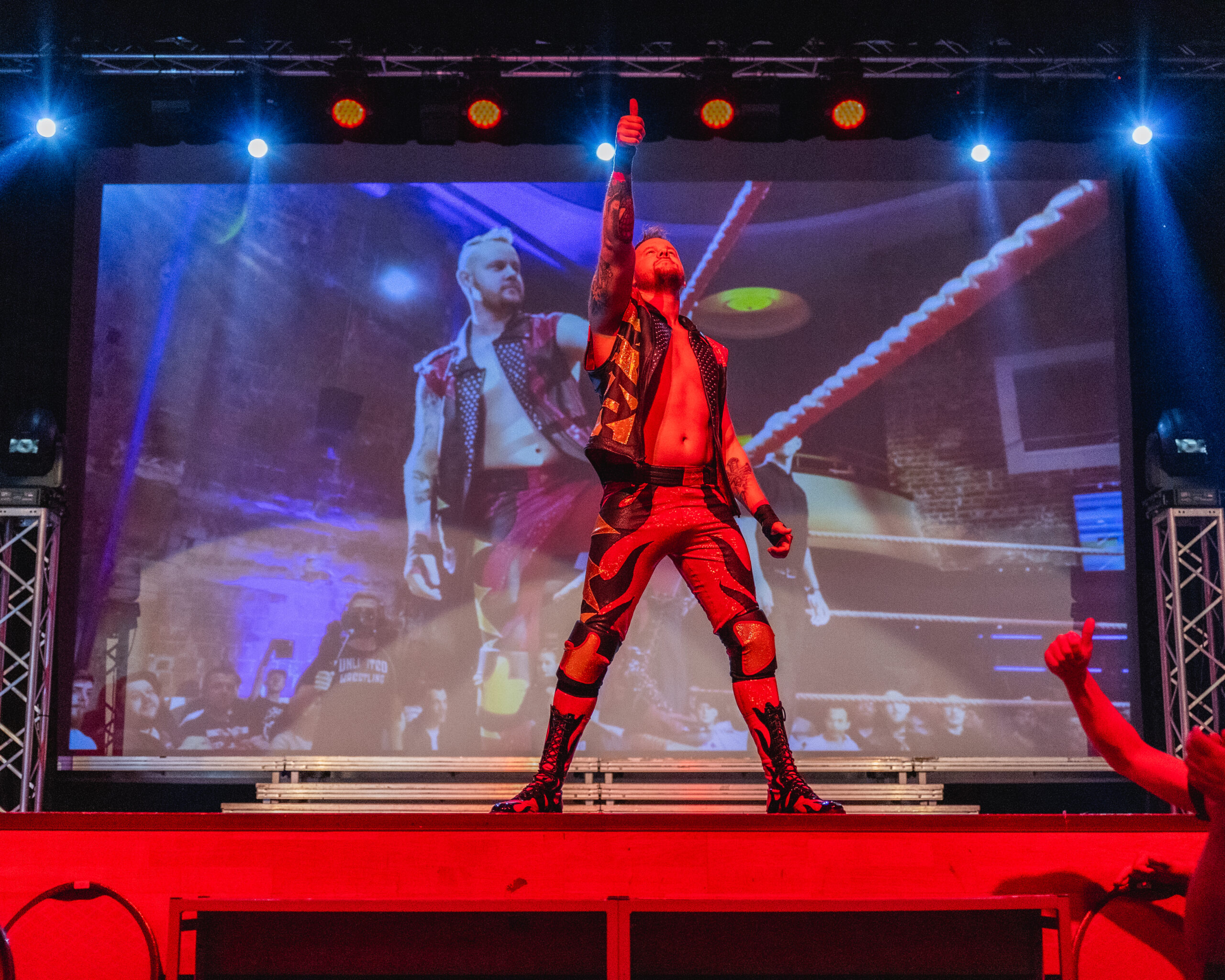 Martin Guerrero beim Wrestling